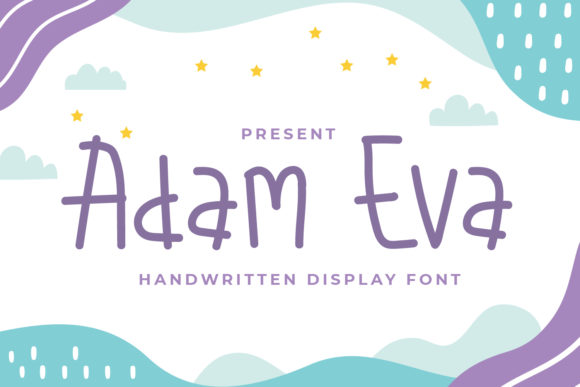 Adam Eva: A Fun and Quirky Display Font for Creative Projects