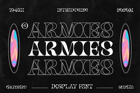 Armies and Armies: A Spectacular Display Font for Creative Projects