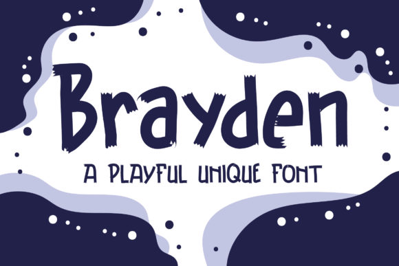 Brayden: A Playful Font for Every Joyful Moment