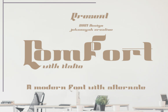 Comfort: A Bold and Stylish Display Font for Spectacular Designs