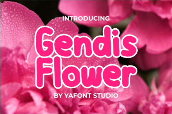 Gendis Flower: A Versatile Font for Creative Expression