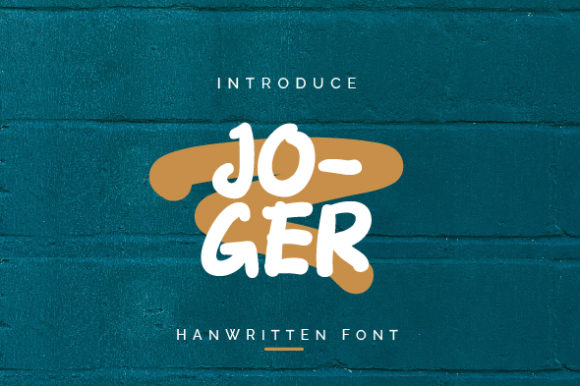 Joger: A Versatile Display Font for Creative Projects