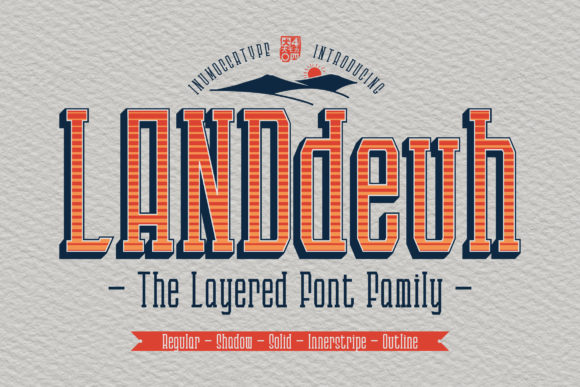 Landdeuh: A Bold and Unique Display Font
