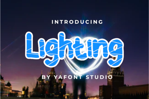 Lighting and Lighting: A Unique Display Font for Modern Design
