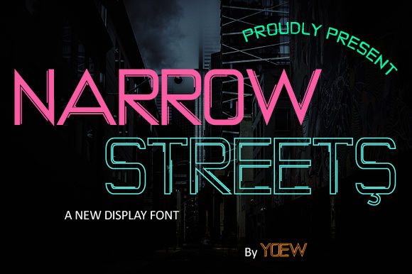 Narrow Streets: A Modern Typeface for Contemporary Design