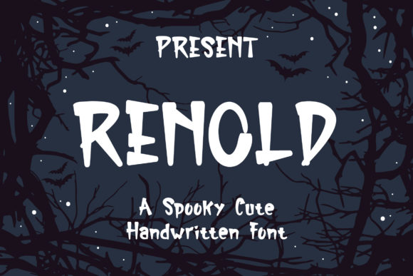 Renold Font: A Bold and Distinct Display Font for Halloween Designs