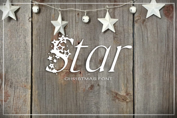 Star: A Simple and Beautiful Display Font with Star Ornaments
