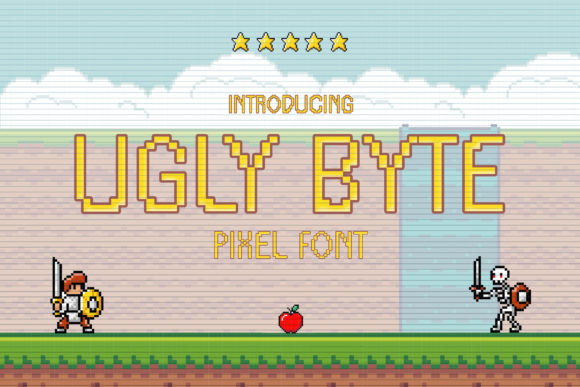 Ugly Byte: A Unique Pixel Display Font for Creative Projects
