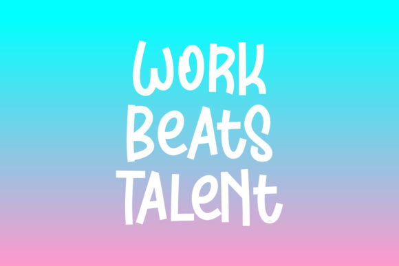 Work Beats Talent